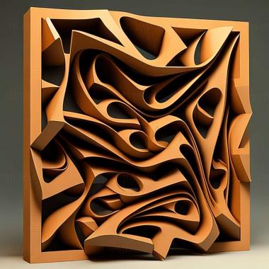 3D model abstract art (STL)